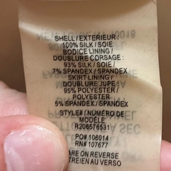 Alice+Olivia Silk Beaded Gold And White Low Back Sleeveless Mini Dress PP - Picture 5 of 6